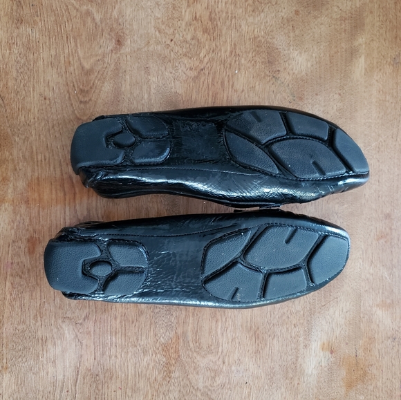 Black Leather UGG Loafers - Picture 6 of 10